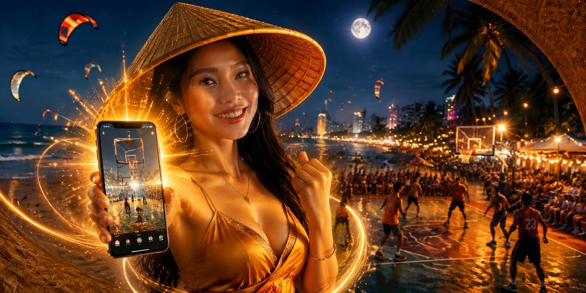 Người hâm mộ bóng rổ đặt cược tại Mũi Né